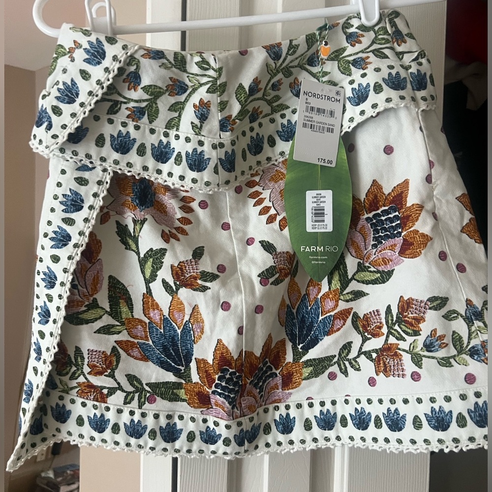 Farm Rio summer garden skirt